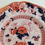 Assiette fleurie Cauldon England 19e