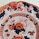 Flower plate Cauldon England 19th