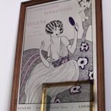 Coiffure screen-printed mirror 88.5cm x 63.5cm