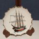 Assiette décorative bateaux voilier