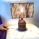 Living room lamp bedside pottery Ludovic and wool 50s vintage