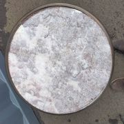 Pair of pedestal tables
