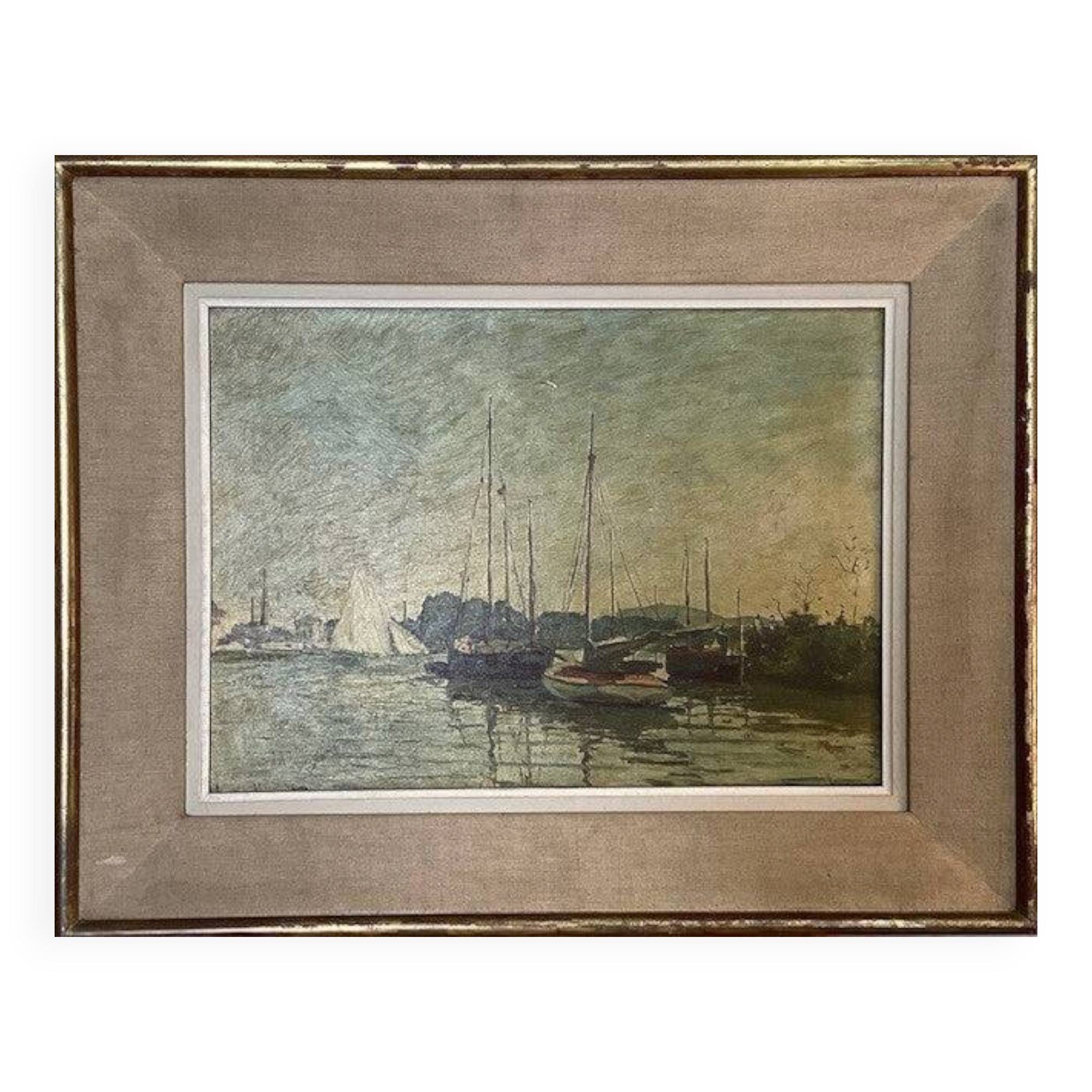 Tableau paysage de bord de mer