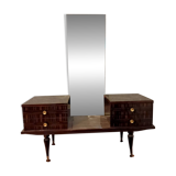Small storage cabinet with mirror