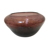 Vase en verre soufflé par la maison Bendor