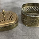SQUARE DECORATIVE JEWELRY BOX MADE OF BRASS