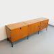 Large vintage modernist low sideboard ARP Minvielle by Guariche Mortier