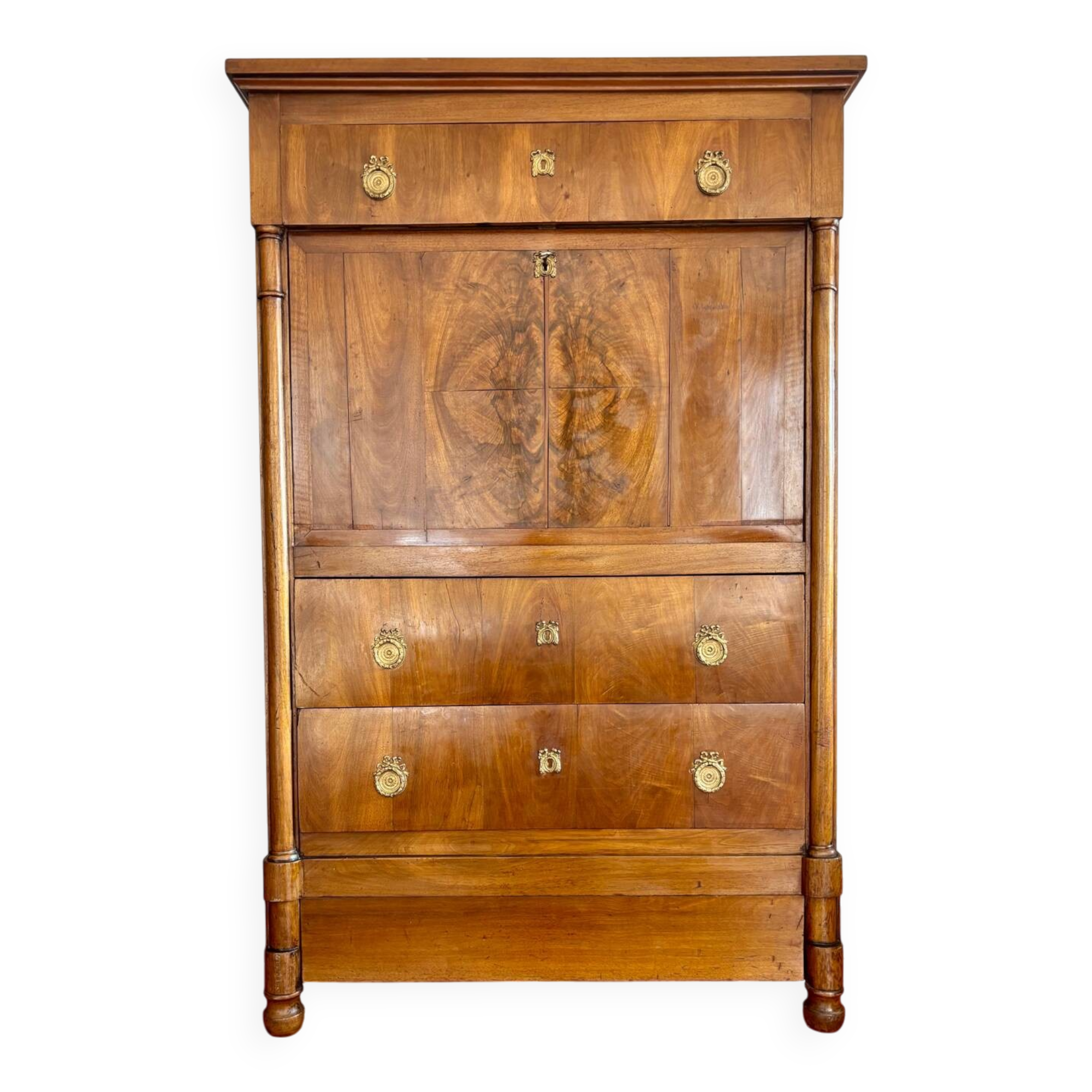 Secrétaire Empire en noyer