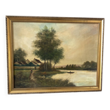 Fishing landscape early 20th century