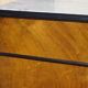 Napoleon III chest of drawers in walnut and burl walnut