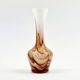 Vintage Pop Art Glass Vase from Opaline Florence, Italy, 1970s