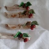 Knife rest in ceramic slip Denise Picart circa 1940