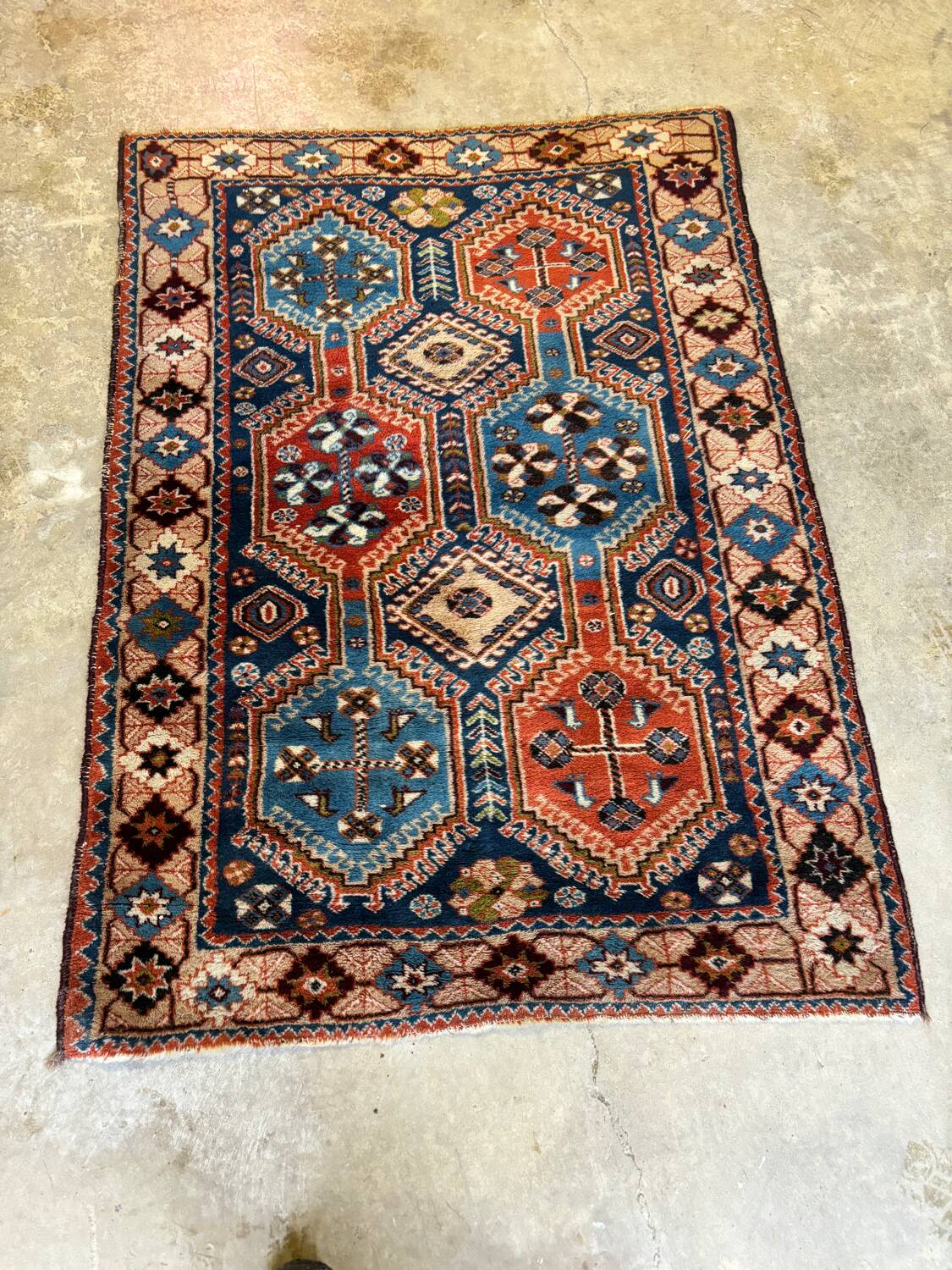 Handmade wool rug