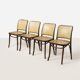 Set of 4 model 811 dining chairs by Josef Hoffmann, Poland, circa 1980