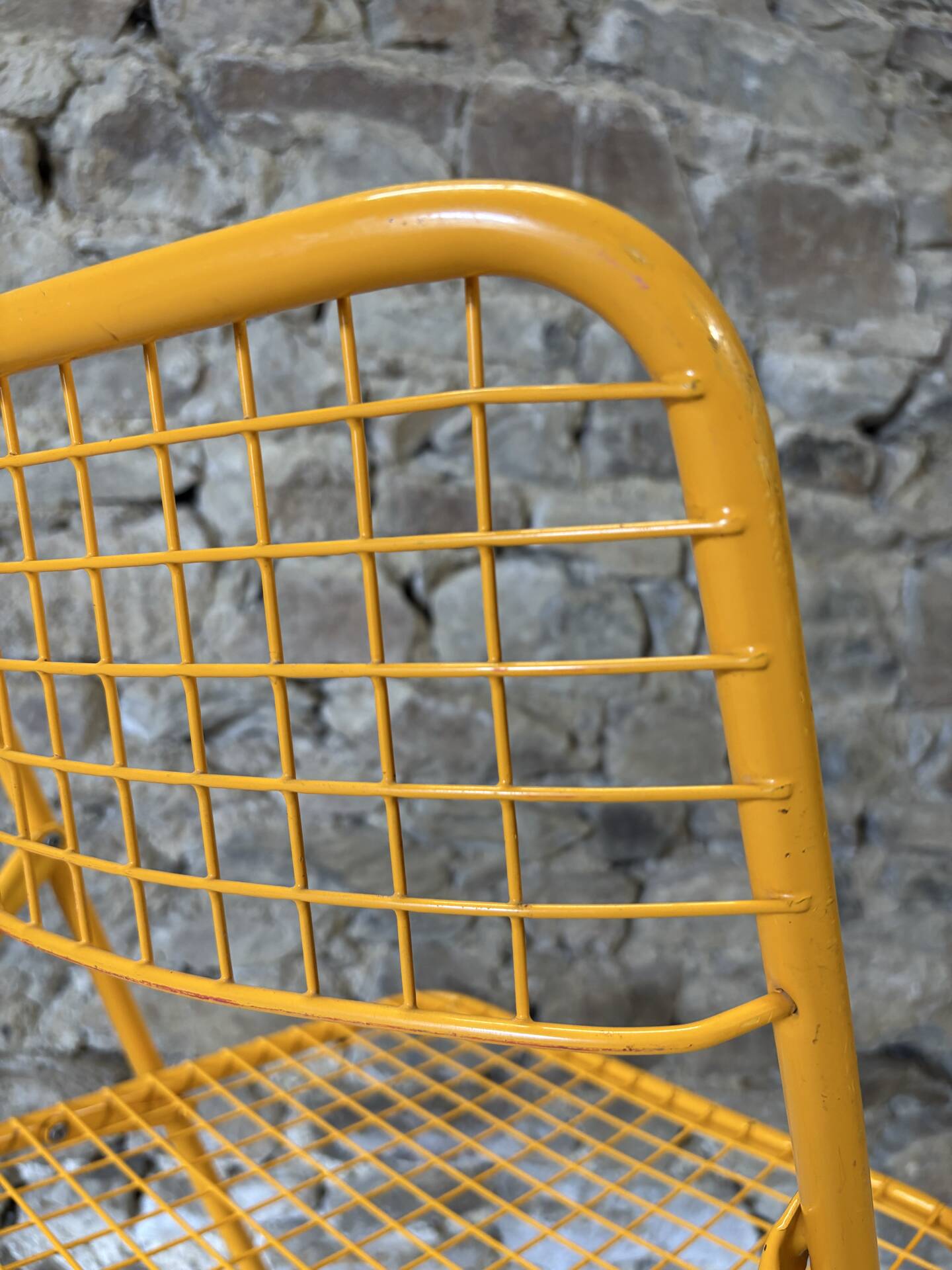Metal folding chair Ted Net by N. Gammelgaard for IKEA, 1980