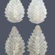 Stunning set of four vintage Murano glass wall lights