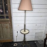 Napoleon III floor lamp in bronze and brass