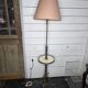 Napoleon III floor lamp in bronze and brass