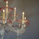 Grand Venetian chandelier in multicoloured Murano glass, circa 1920.