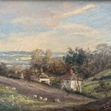 Hsp painting english artist john moore (1820-1902) animated landscape