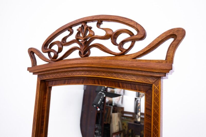 Art Nouveau mirror, France, ca. 1920.