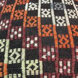 VINTAGE TURKISH KILIM CUSHION COVER , 45 X 45 CM