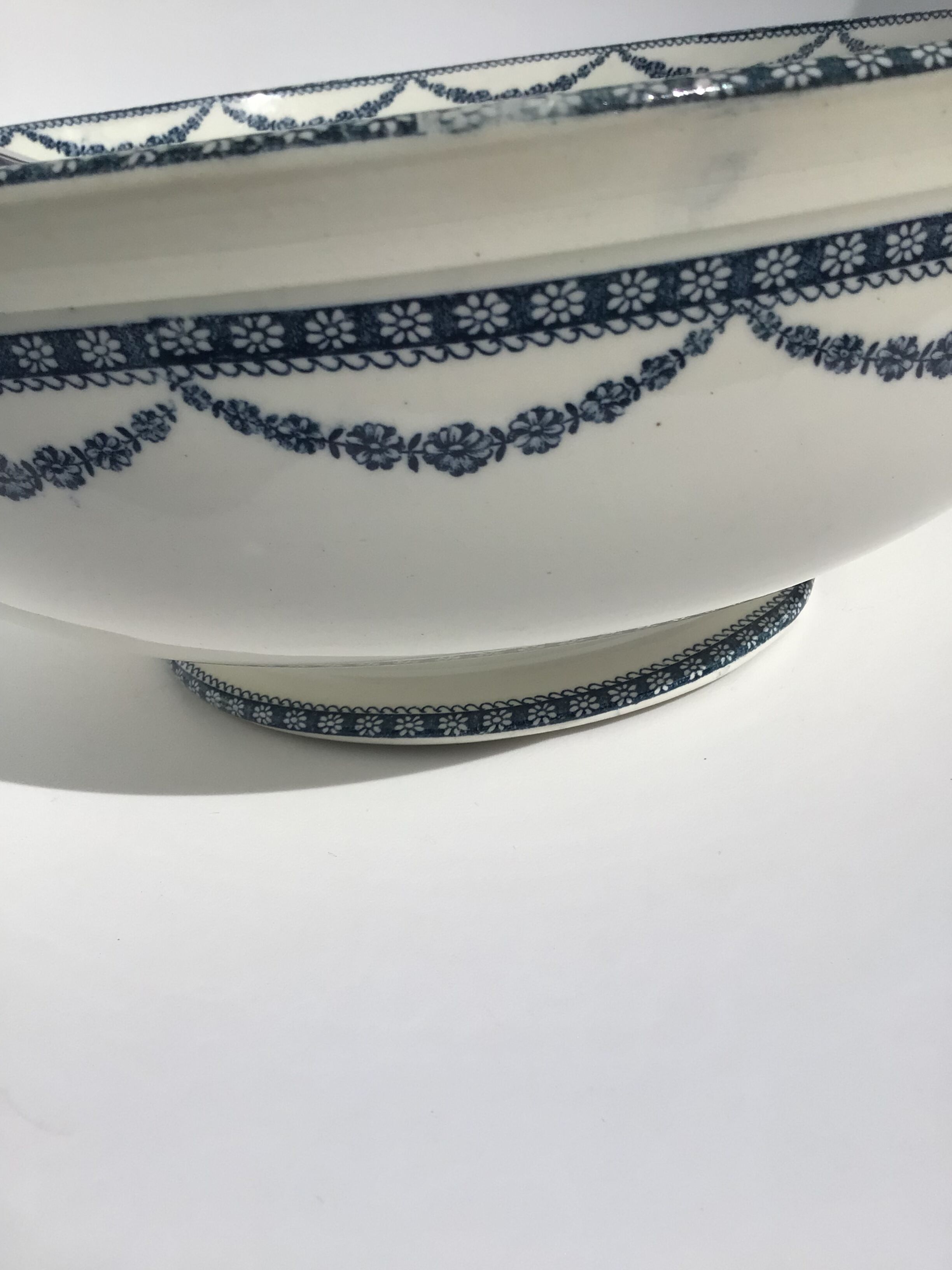 Salad bowl Terre de Fer Salins Vincennes diameter 27cm marine