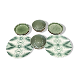 6-piece set entirely handmade.