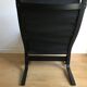 LOUNGE ARMCHAIR SIESTA BLACK LEATHER BY INGMAR RELLING FOR WESTNOFA