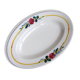 Small oval dish or ravine in niderviller earthenware