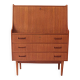 Vintage Danish teak secretary, Tibergaard by Gunnar Nielssen