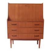 Vintage Danish teak secretary, Tibergaard by Gunnar Nielssen