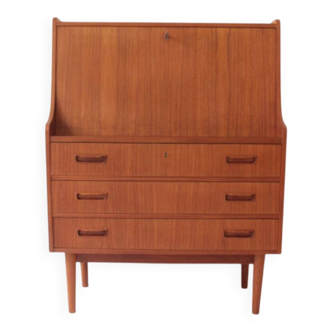 Vintage Danish teak secretary, Tibergaard by Gunnar Nielssen