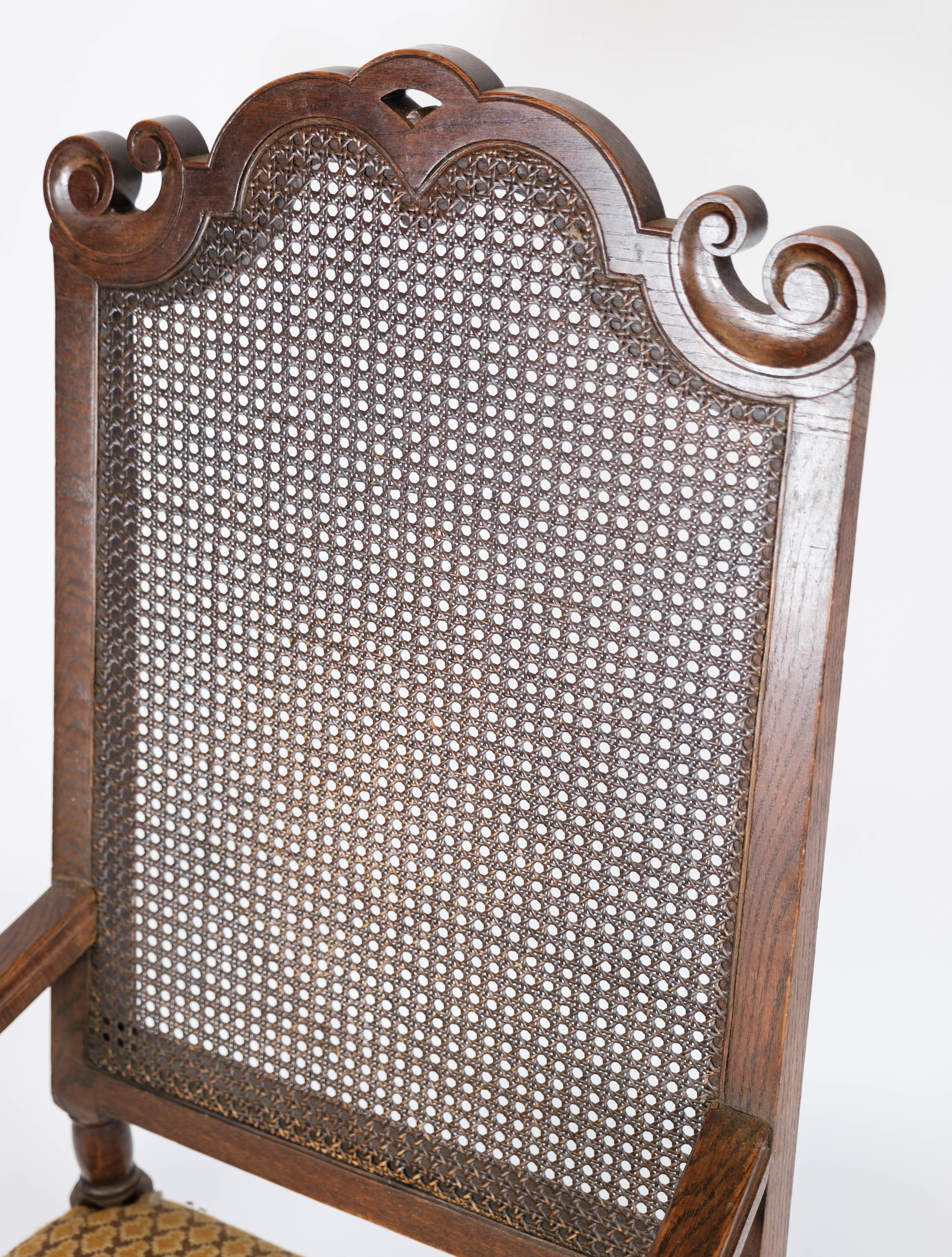 Antique armchair of oak, 1920s