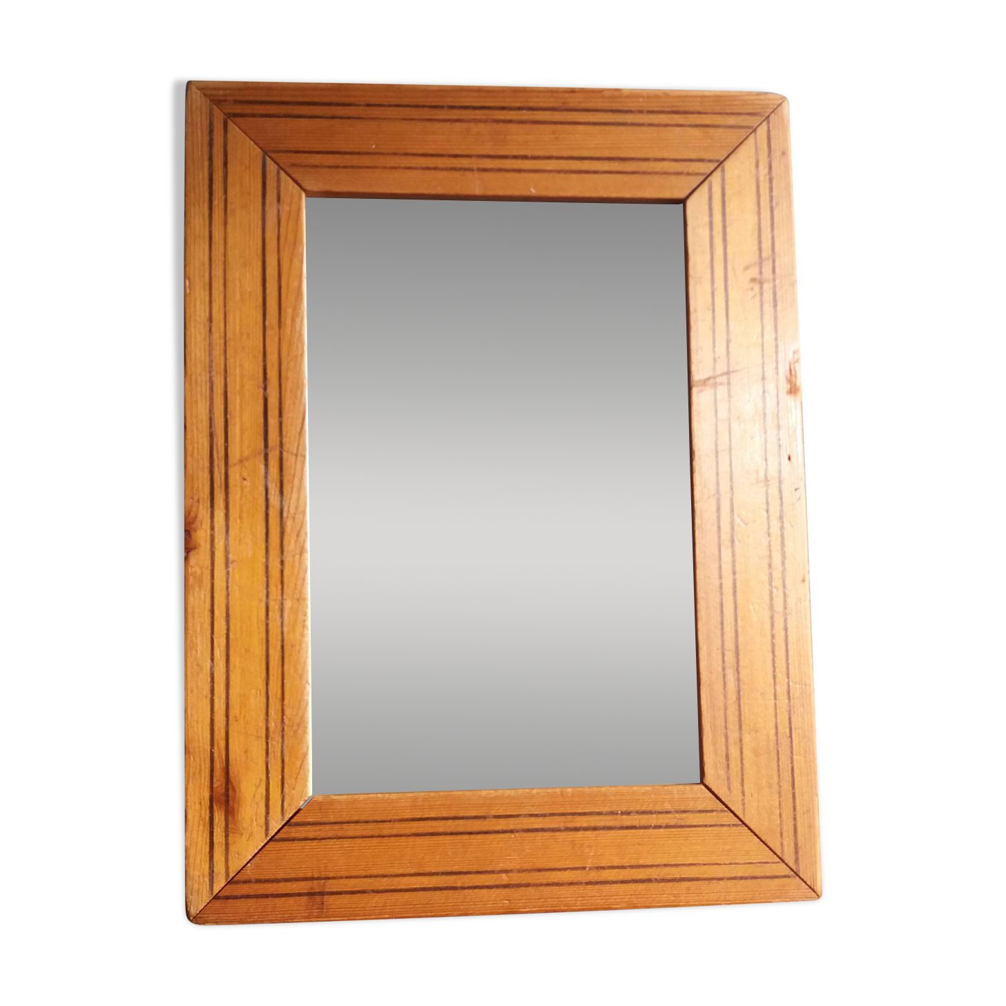 Wooden frame mirror 24 x 17.7