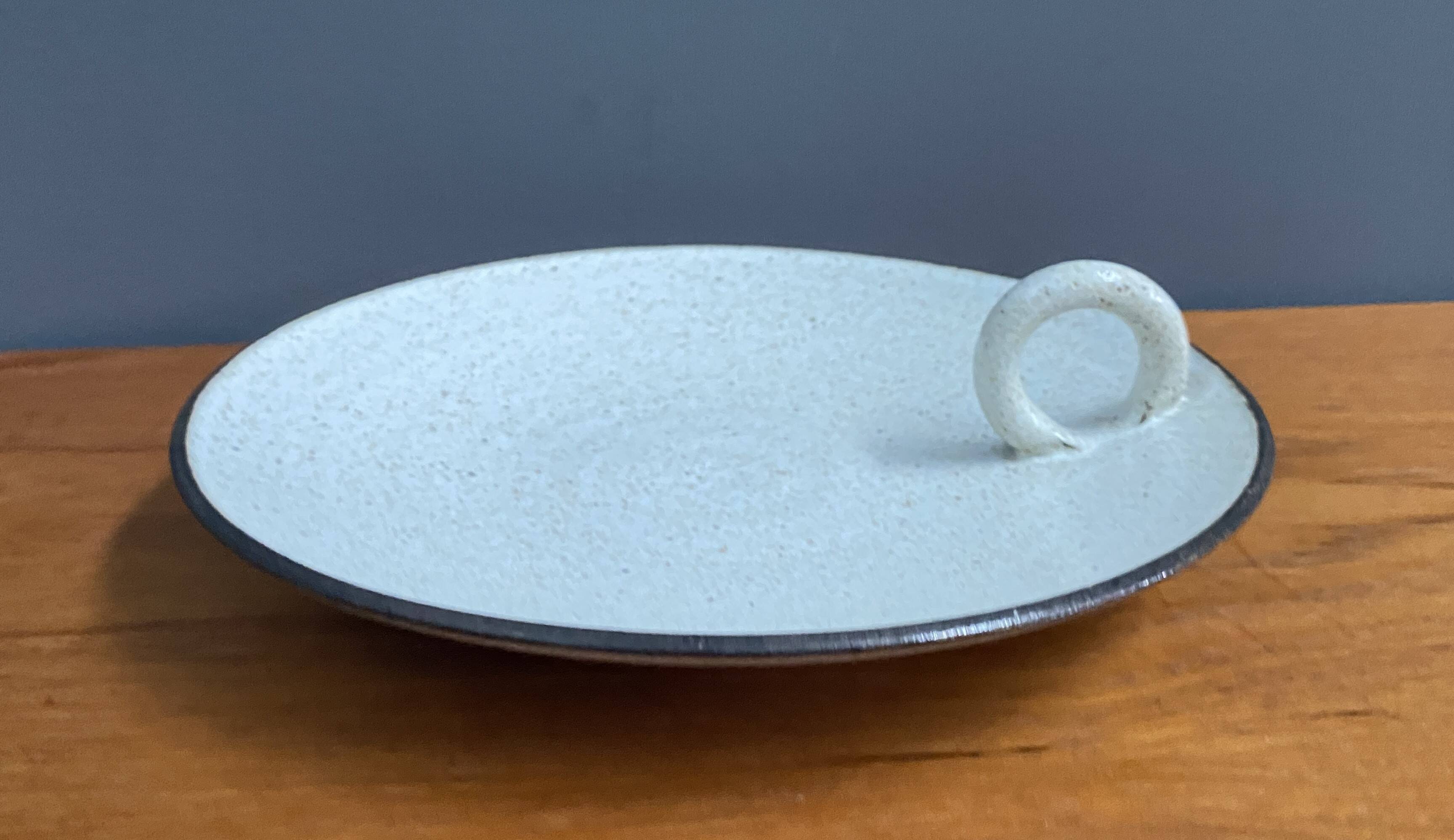 Ceramic serving tray by Zaalberg 1960s