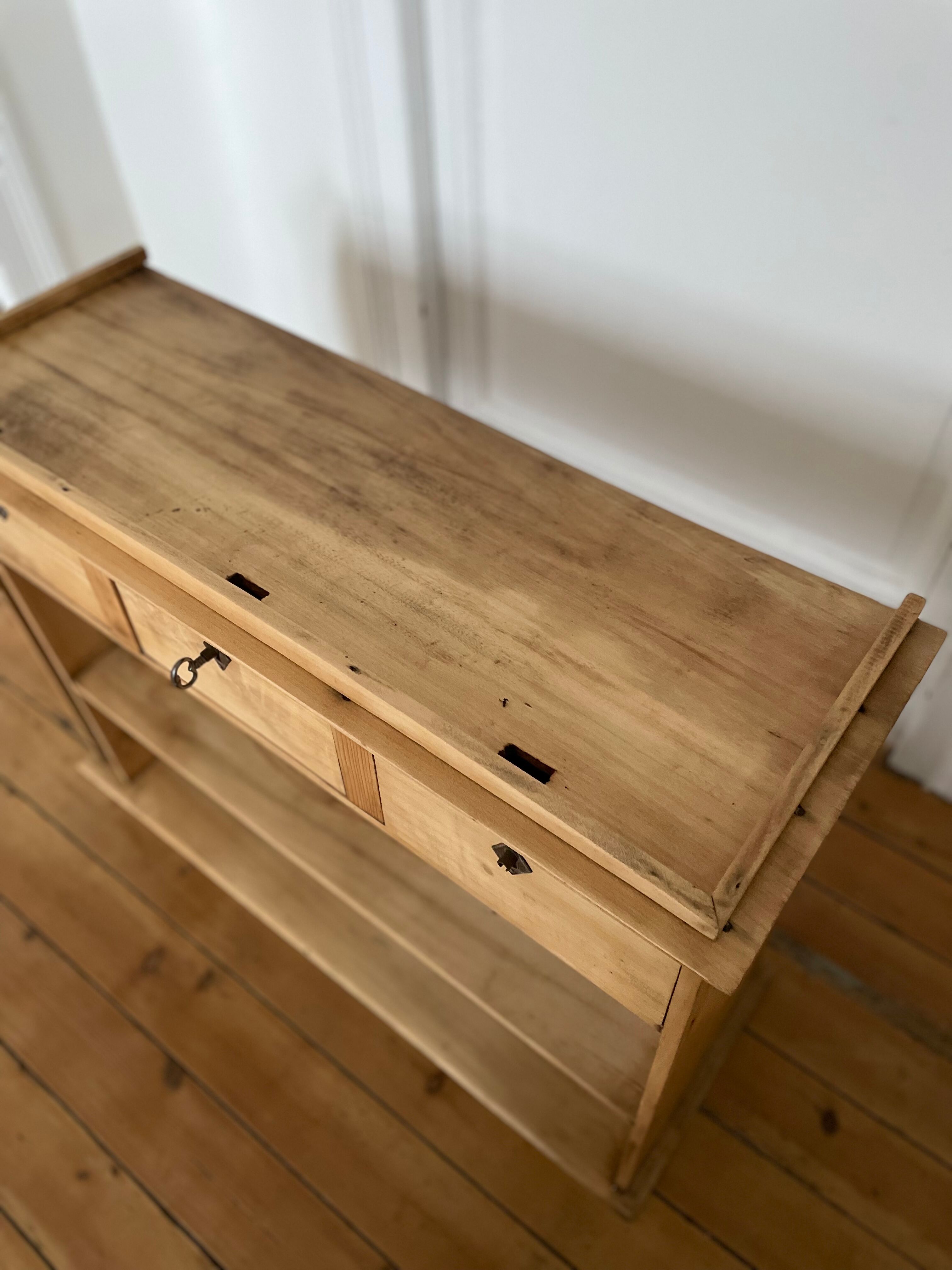 Old shelf cabinet and 3 drawers