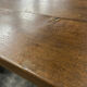 Table à manger vintage XL en bois massif