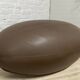 Pouf design by Antonio Pinto for Durlet leather rugby ball