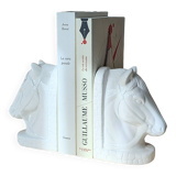 Magnificent pair of vintage ceramic bookends (D-0038)