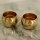 Pair of Swedish brass candlesticks from the mid-century by Skultuna.