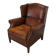Fauteuil Club Vintage en Cuir Couleur Cognac, Pays-Bas