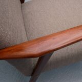 1960s high back armchair resotored