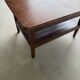 Antique draper's workbench / haberdashery table in solid wood from the early 20th century.