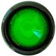 Set of six green smoked crystalline whiskey glasses