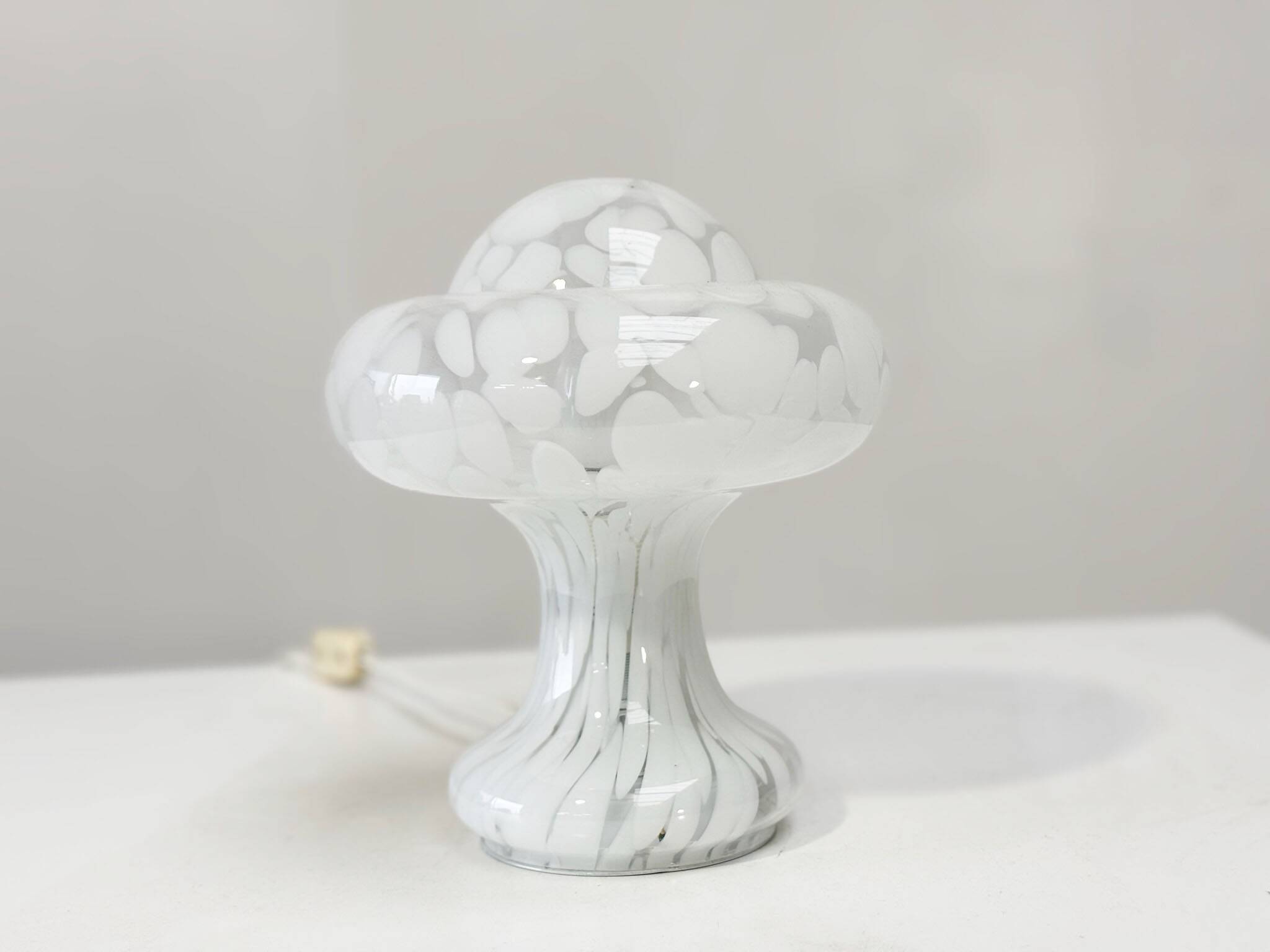 Lampe de table en verre Mazzega