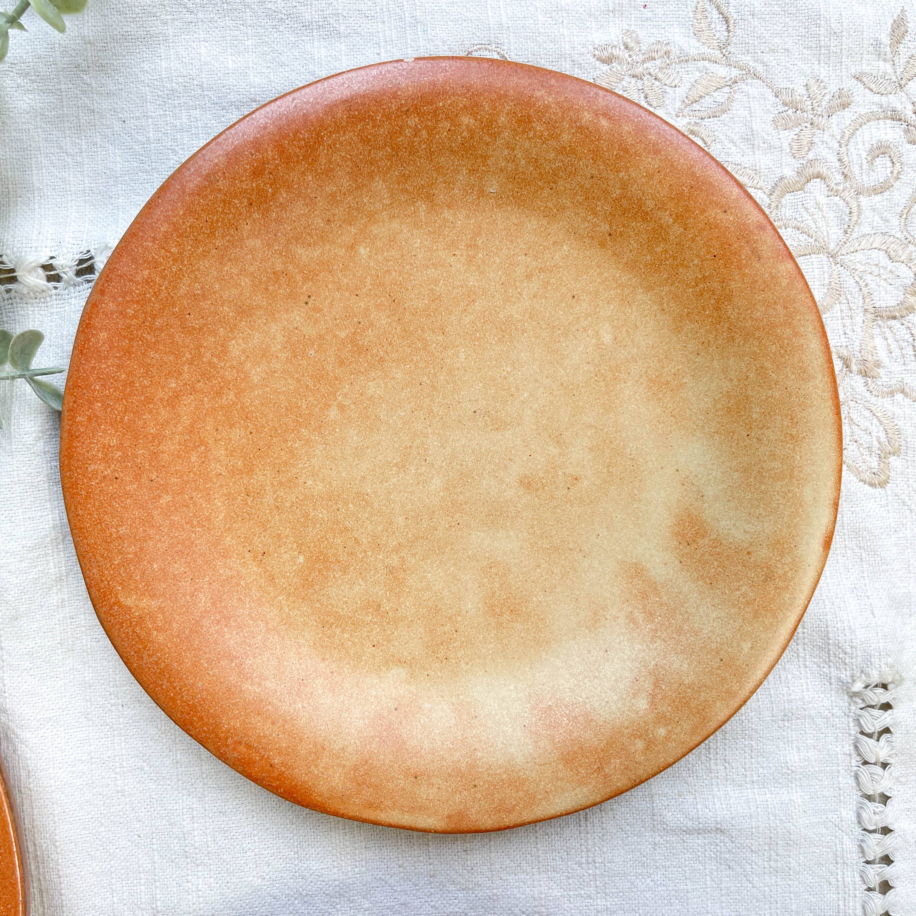 3 Petites Assiettes Vintage en Grès Vallauris