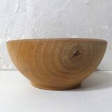 small turned wooden bowl
