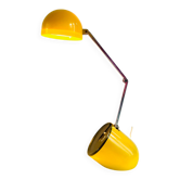 Na-718 ‘Aiai’ Folding Space-Age Desk Lamp In Yellow By Kreo-Lite, Hong Kong 1970S