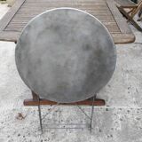 Steel round table